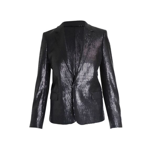 Saint Laurent Evening Jacket in Black Sequin